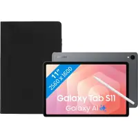 Samsung Galaxy Tab S11 11 pouces 512 Go Wifi et 5G Gris + Book Case Noir
