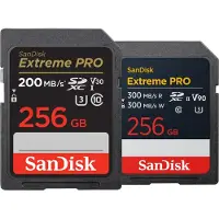 SanDisk SDXC Extreme Pro 256 Go 140 Mo/s Lot de 2