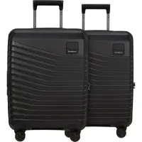 Samsonite Intuo Expandable Valise à 4 Roulettes 55 cm Lot de 2 Noir