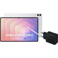 Samsung Galaxy Tab S11 Ultra 14,6 Pouces 256 Go Wifi Argent + Pack de Charge