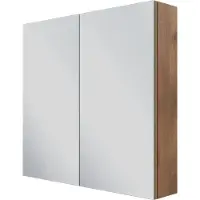 Linie Montro armoire de toilette 80 x 75 cm chêne brun