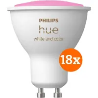 Philips Hue White and Color GU10 Lot de 18