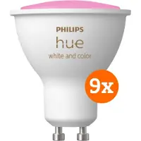 Philips Hue White and Color GU10 Lot de 9