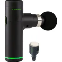 Tunturi Pistolet de Massage Mini + Tête de Massage Chaud et Froid