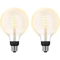 Philips Hue Filament White Ambiance Globe XL Lot de 2