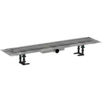 Hansgrohe RainDrain Compact rigole de douche 80cm RSV Look grille à carreler
