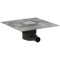 Hansgrohe RainDrain Brillance rigole de douche 10cm RSV Look