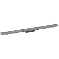 Hansgrohe RainDrain Rock kit de finition pour rigole de douche découpable 90cm RSV Look grille à carreler