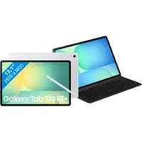 Samsung Galaxy Tab S10 FE Plus 13,1 Pouces 256 Go Wifi Argent + Étui Clavier AZERTY