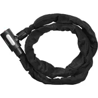 Hama Antivol De Chaîne Pour Vélo Avec Clé Lumineuse 120 Cm Noir