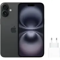 Apple iPhone 16 Plus 128 Go Noir + Chargeur Rapide