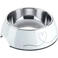Hunter Valencia Melamine Dog Feeder Blanc 350ml