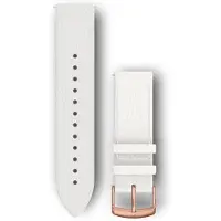Garmin Quick Release 20mm Horlogeband Leer Wit