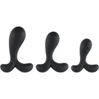 ANOS - set de plugs anaux d’entraînement - silicone noir