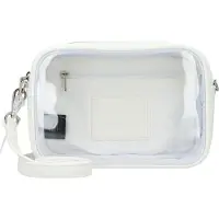Seidenfelt Manufaktur Sac à bandoulière 'Marttila' transparent / blanc