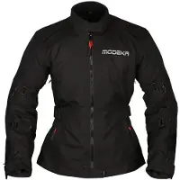 Modeka Veste moto Luana pour femme, noire, 46