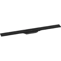 Hansgrohe RainDrain Flex kit de finition pour rigole de douche découpable 90cm Noir Mat