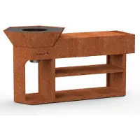 Barbecook Nestor Island en acier Corten