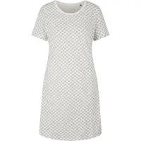 JOOP! Chemise de nuit 'Cosy' bleu foncé / blanc cassé