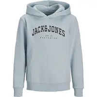 Jack & Jones Junior Sweat 'JJECaleb' bleu pastel / noir / blanc
