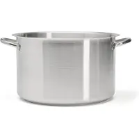 De Buyer Prim’Appety 3506.32 marmite basse sans couvercle, 32 cm, 14L