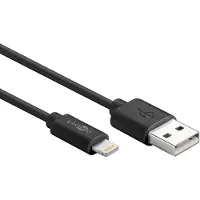 Goobay Câble de recharge et de synchronisation USB Lightning, 0,5 m