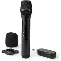 Nedis Mpwl200bk Microphone Argenté