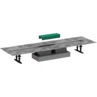 Hansgrohe uBox Flat kit d'installation pour rigole de douche 90cm pour Raindrain Match ou Rock