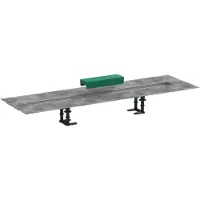 Hansgrohe RainDrain kit d'installation pour rigole de douche 90cm pour Raindrain Match ou Rock