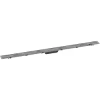 Hansgrohe RainDrain Rock kit de finition pour rigole de douche découpable 120cm RSV Look grille à carreler