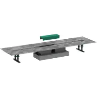 Hansgrohe uBox Flat kit d'installation pour rigole de douche 100cm pour Raindrain Match ou Rock