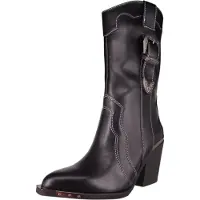 Buffalo Bottes de cowboy noir