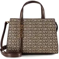 DKNY Sac bandoulière 'AVRIL' marron