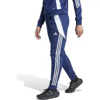 Adidas Pantalon de sport 'Tiro 24' bleu foncé / blanc cassé