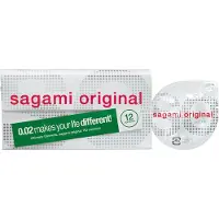 Sagami Original 0,02 - préservatifs - 55 mm (boîte de 12)
