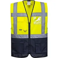 Portwest WARSAW EXECUTIVE VEST Yellow L (L)