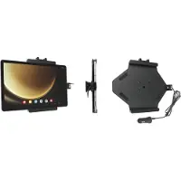 Brodit Support USB actif, 12/24V, pour SAMSUNG Galaxy Tab S9 FE, Support de tablette, Noir