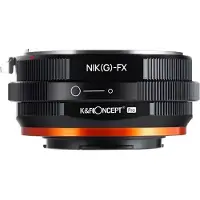 K&F Concept Adaptateur d'objectif K&F Nikon F (type G) - Fujifilm X (PRO)