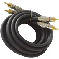 Dynavox Câble Audio RCA – Stéréo RCA Double Blindé