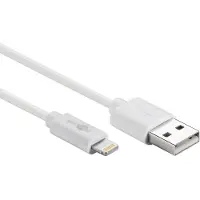 Goobay Câble USB de charge et de synchronisation Câble Mfi pour Apple iPhone/iPad blanc 2 m