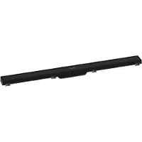 Hansgrohe RainDrain Match kit de finition pour rigole de douche 90cm Noir Mat