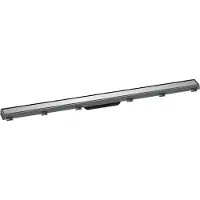 Hansgrohe RainDrain Match kit de finition pour rigole de douche 100cm Noir Mat