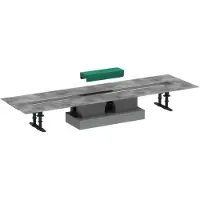 Hansgrohe uBox Standard kit d'installation pour rigole de douche 90cm pour Raindrain Match ou Rock