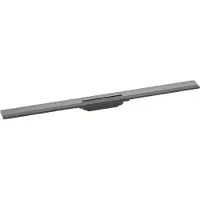 Hansgrohe RainDrain Flex kit de finition pour rigole de douche découpable 100cm Brushed Black Chrome