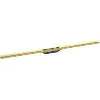 Hansgrohe RainDrain Flex kit de finition pour rigole de douche découpable 120cm Polished Gold Optic