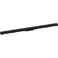 Hansgrohe RainDrain Match kit de finition pour rigole de douche 120cm Noir Mat