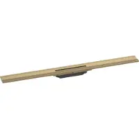 Hansgrohe RainDrain Flex kit de finition pour rigole de douche découpable 90cm Brushed Bronze