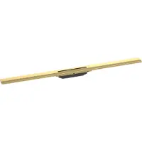 Hansgrohe RainDrain Flex kit de finition pour rigole de douche découpable 100cm Polished Gold Optic