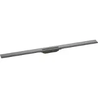 Hansgrohe RainDrain Flex kit de finition pour rigole de douche découpable 120cm Brushed Black Chrome