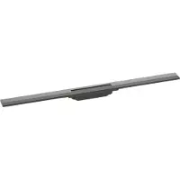 Hansgrohe RainDrain Flex kit de finition pour rigole de douche découpable 90cm Brushed Black Chrome